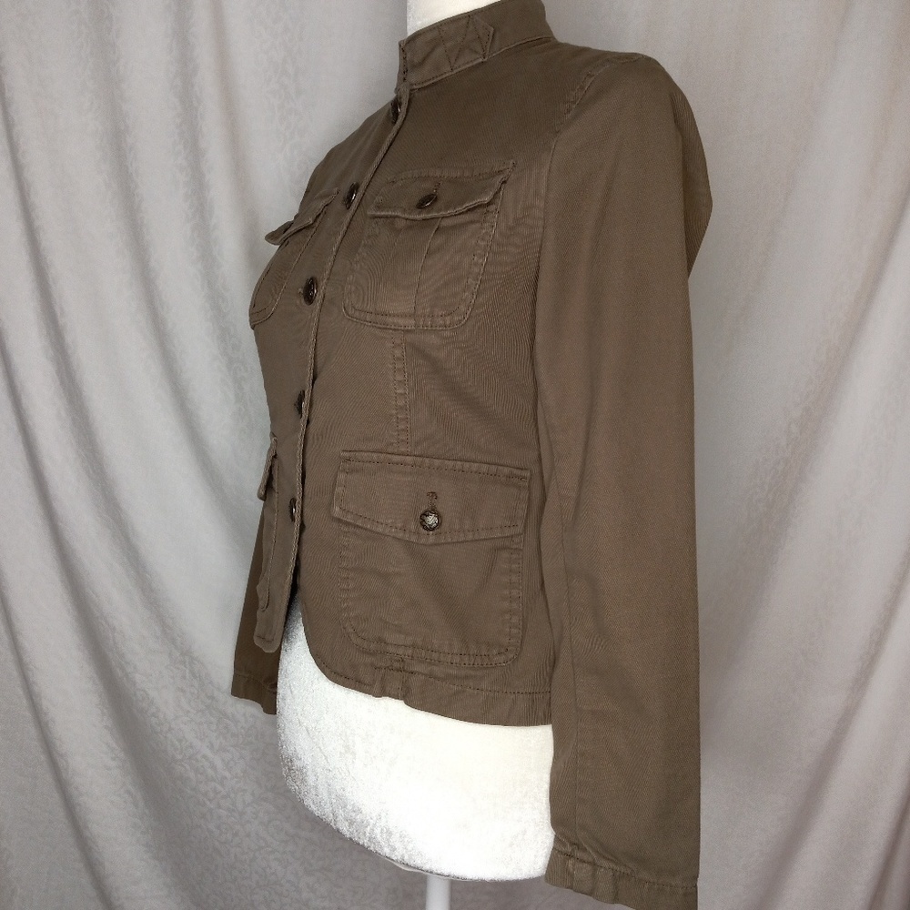 BANANA REPUBLIC Utility Jacket Sz 00P - Picture 4 of 10